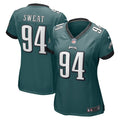 Women s Nike Josh Sweat Midnight Green Philadelphia Eagles Game Jersey