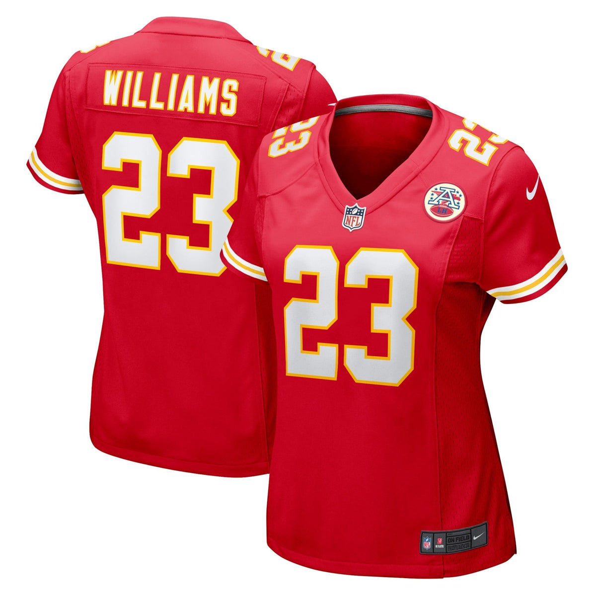 Women s Nike Joshua Williams Red Kansas City Chiefs Game Player Jersey