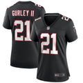 Women s Nike Todd Gurley II Black Atlanta Falcons Throwback Game Jersey