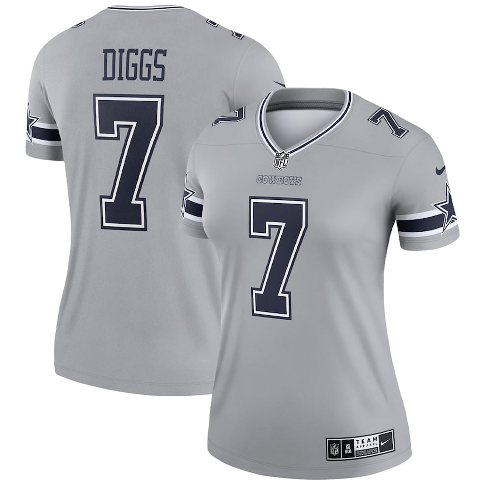 Women s Dallas Cowboys Trevon Diggs Game Jersey   Silver