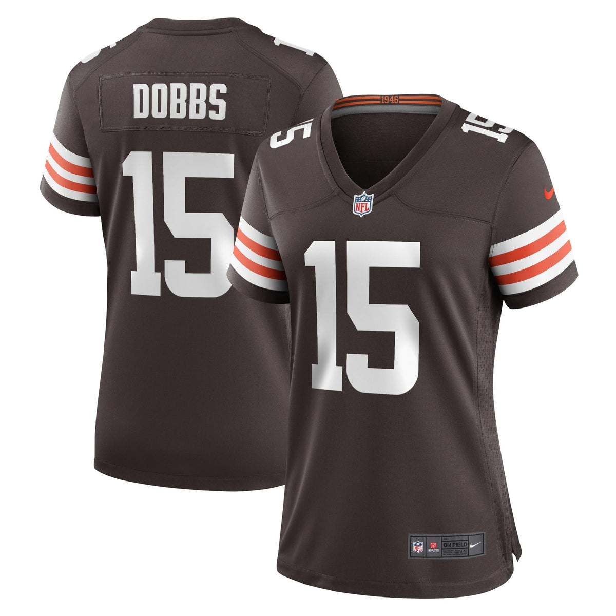 Women s Nike Joshua Dobbs Brown Cleveland Browns Game Jersey