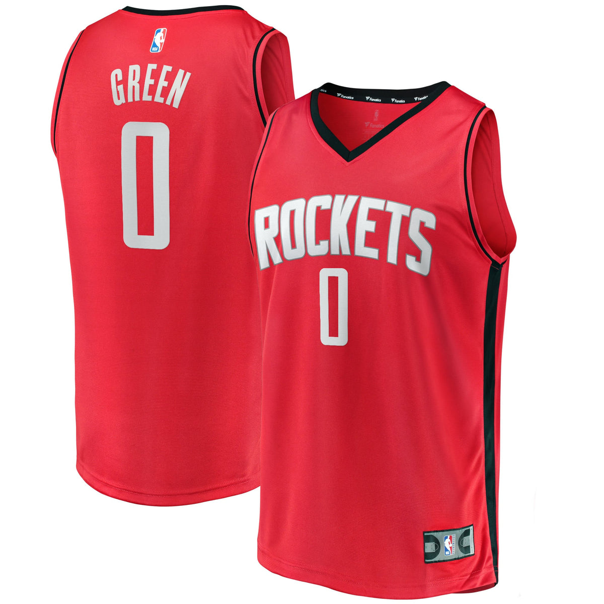 Jalen Green Houston Rockets Fanatics Branded 2021/22 Fast Break Replica Jersey - Icon Edition - Red