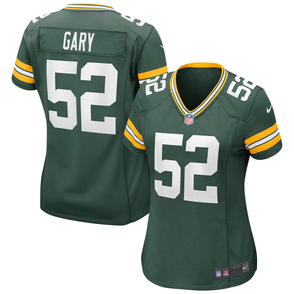 Rashan Gary Green Bay Packers Nike Women s Game Jersey   Green