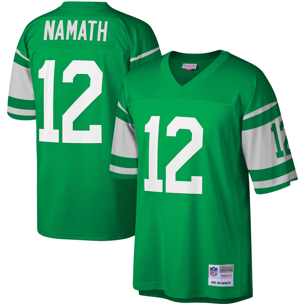 Joe Namath New York Jets Mitchell   Ness Legacy Replica Jersey   Kelly Green