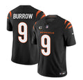 Men s Cincinnati Bengals Joe Burrow Black 2023 F.U.S.E. With 4-Star C Patch Vapor Untouchable Limited Stitched Jersey