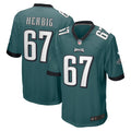 Nate Herbig Philadelphia Eagles Nike Game Jersey   Midnight Green
