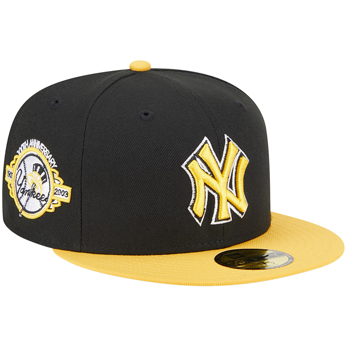 New York Yankees New Era 59FIFTY Fitted Hat - Black/Gold
