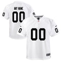 Las Vegas Raiders Nike Youth Team Custom Game Jersey   White