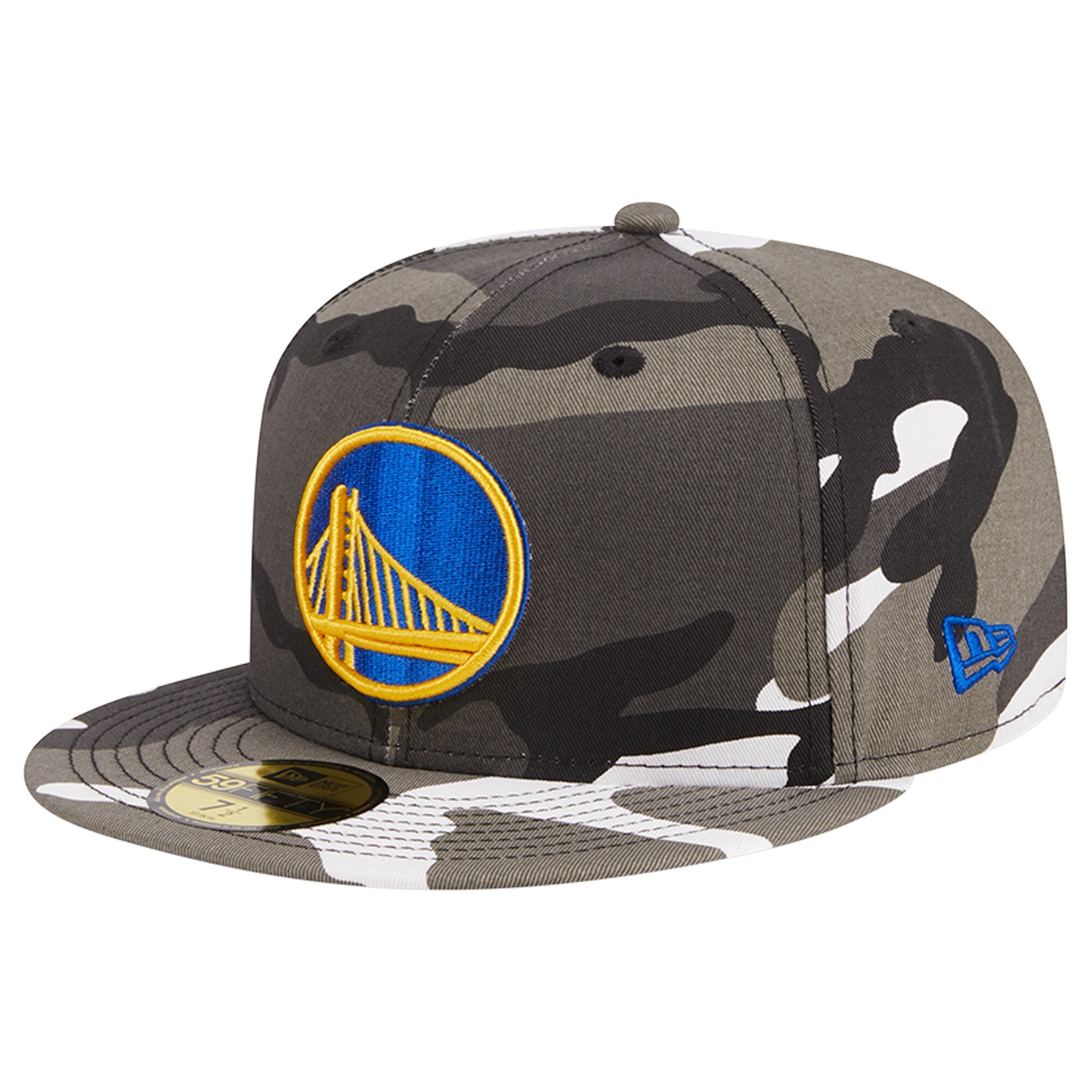Golden State Warriors New Era Snow Camo 59FIFTY Fitted Hat