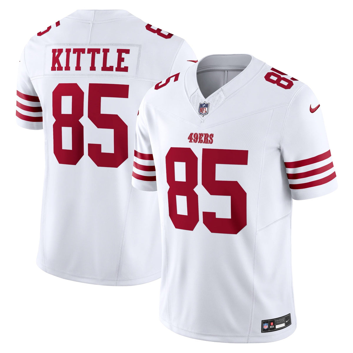 Men s Nike George Kittle White San Francisco 49ers  Vapor F.U.S.E. Limited Jersey