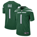 Men s Nike Number 1 Dad Gotham Green New York Jets Game Jersey