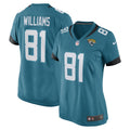 Seth Williams Jacksonville Jaguars Nike Women s Game Player Jersey   Teal