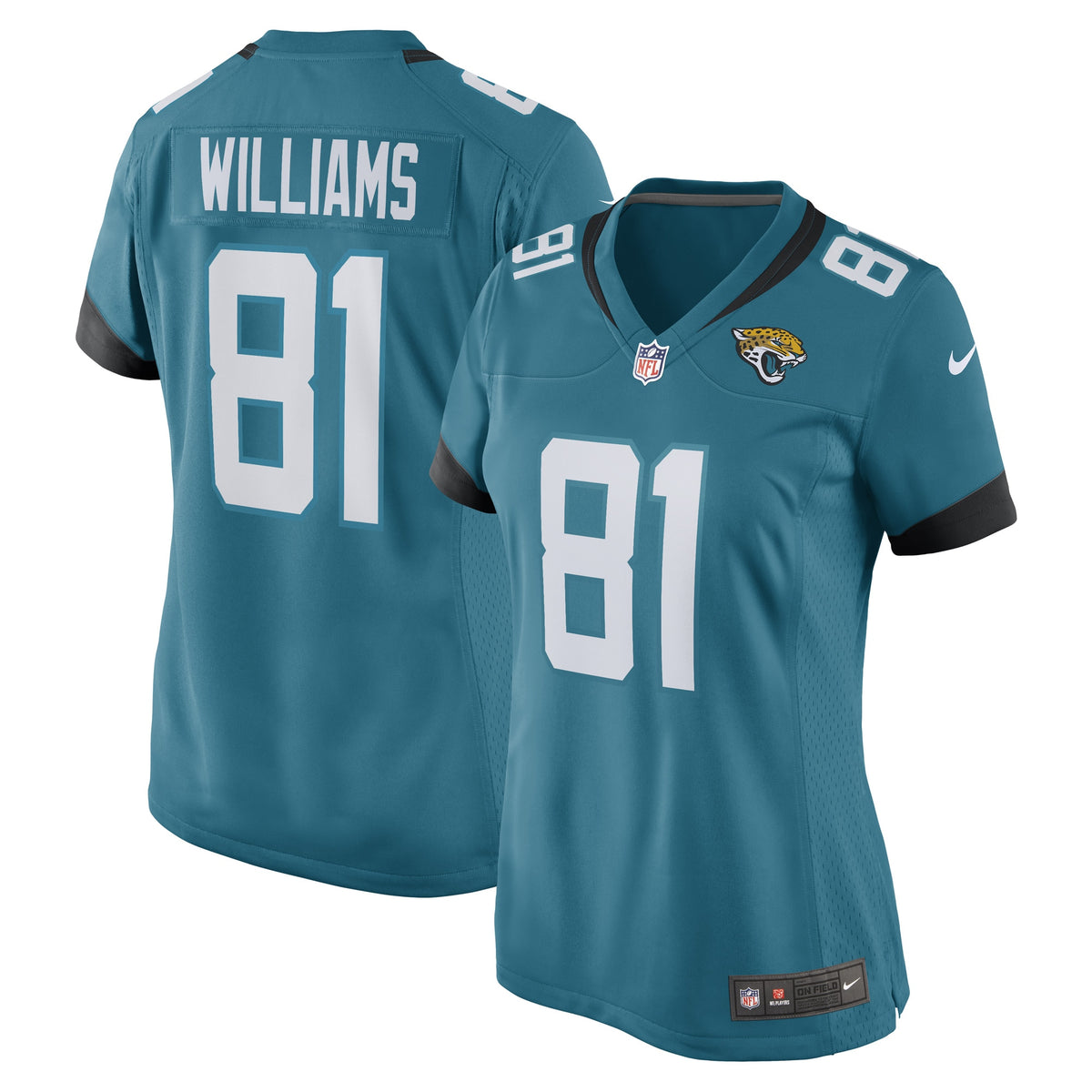 Seth Williams Jacksonville Jaguars Nike Women s Game Player Jersey   Teal