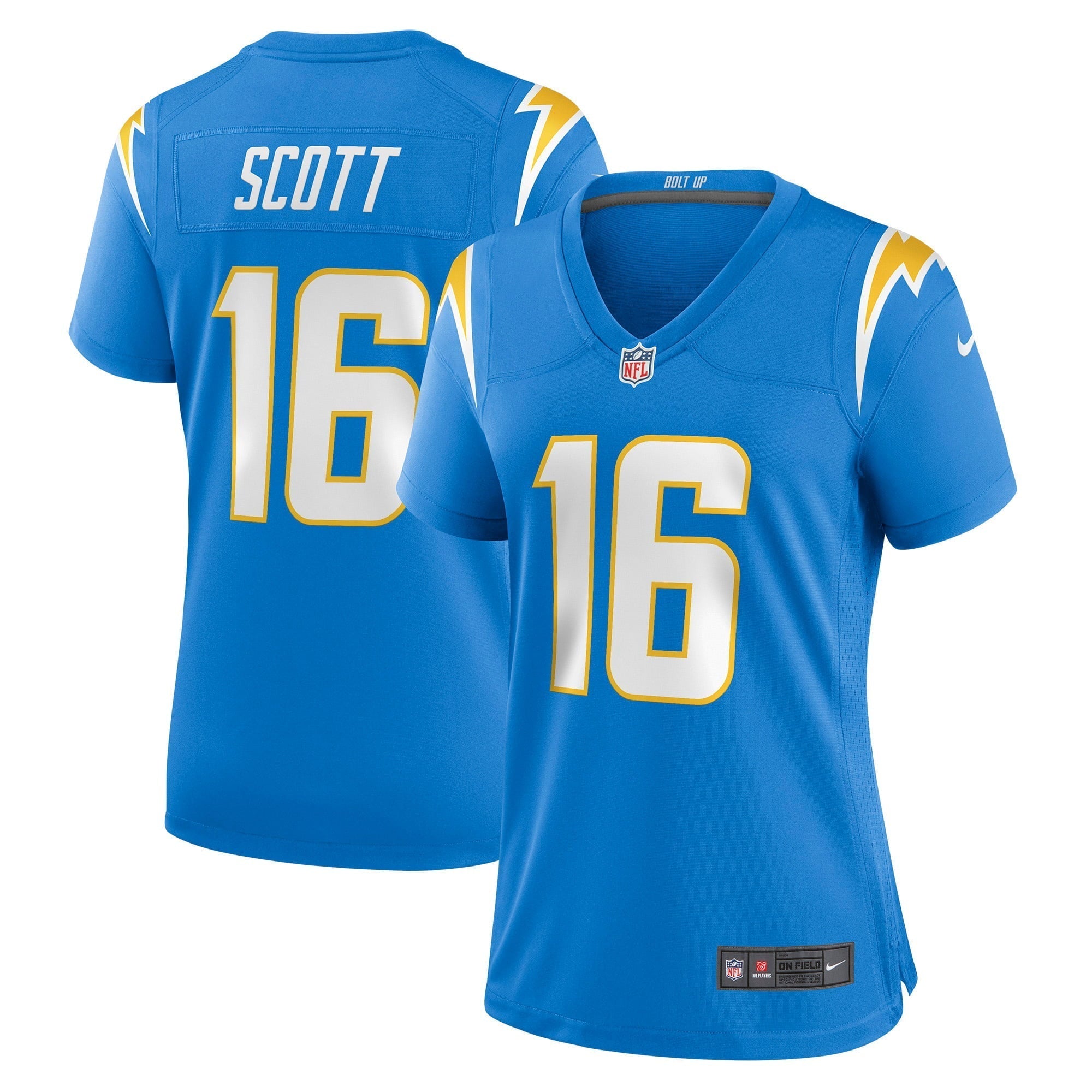 Women s Nike JK Scott Powder Blue Los Angeles Chargers Game Jersey