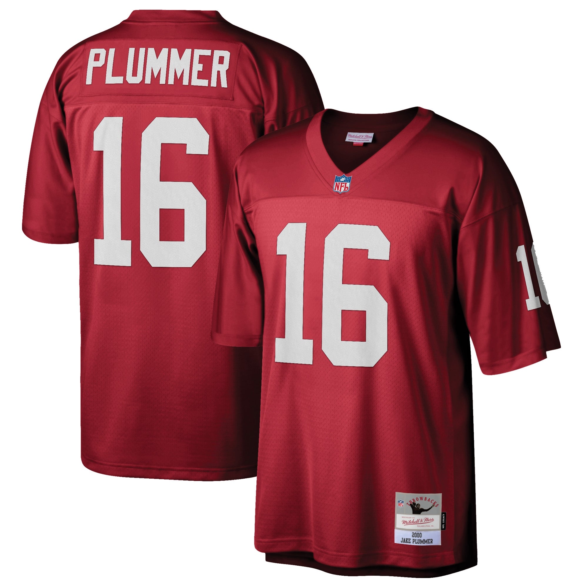 Jake Plummer Arizona Cardinals Mitchell   Ness Retired Player Legacy Replica Jersey   Cardinal