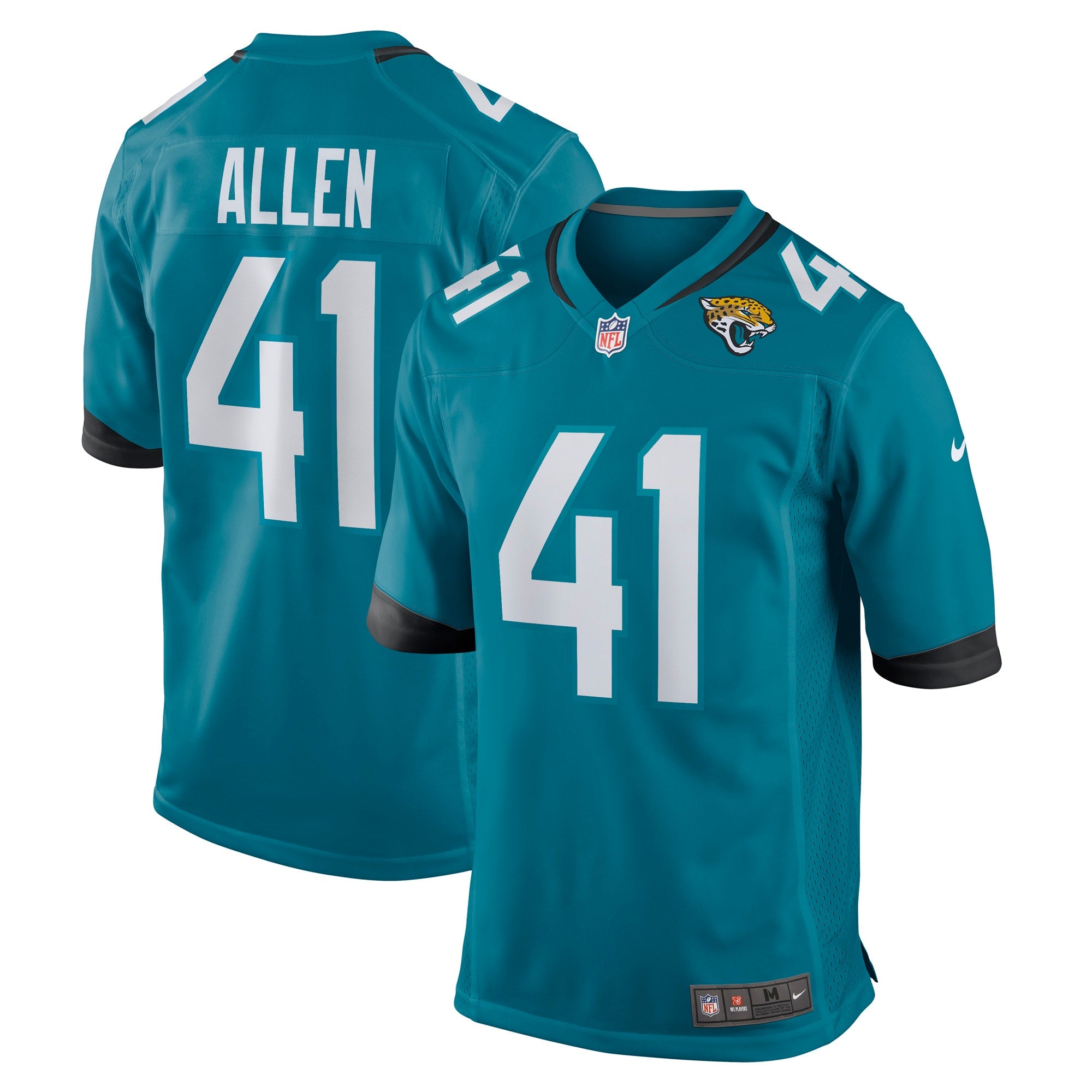 Josh Allen Jacksonville Jaguars Nike Game Jersey   Teal