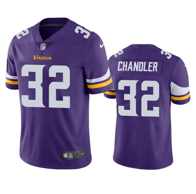 Men s Minnesota Vikings  Ty Chandler Purple 2023 Vapor Untouchable Limited  Stitched Jerseys