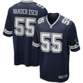 Men s Nike Leighton Vander Esch Navy Dallas Cowboys Team Game Jersey