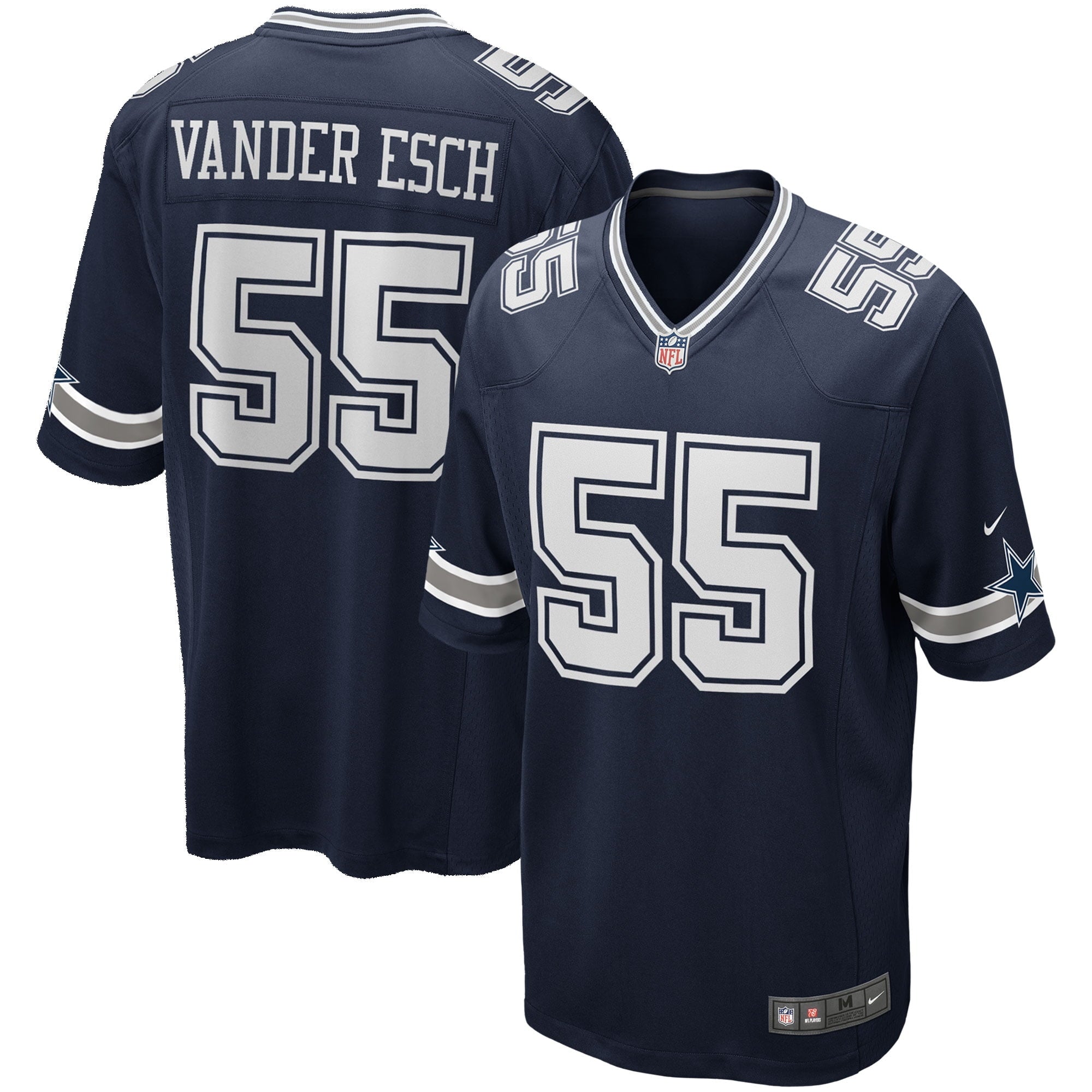 Men s Nike Leighton Vander Esch Navy Dallas Cowboys Team Game Jersey