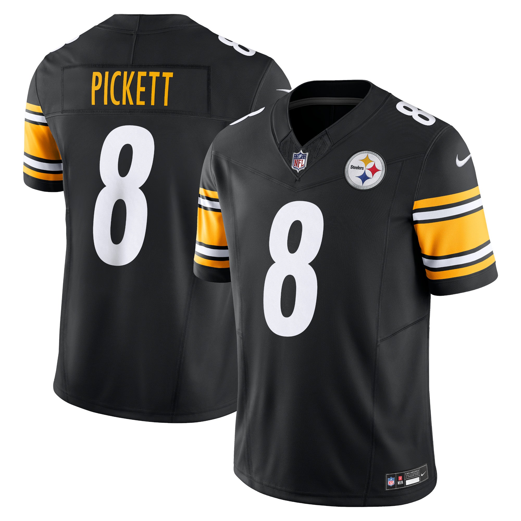Kenny Pickett Pittsburgh Steelers Nike Vapor F.U.S.E. Limited Jersey   Black