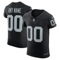 Las Vegas Raiders Nike Vapor F.U.S.E. Elite Custom Jersey   Black
