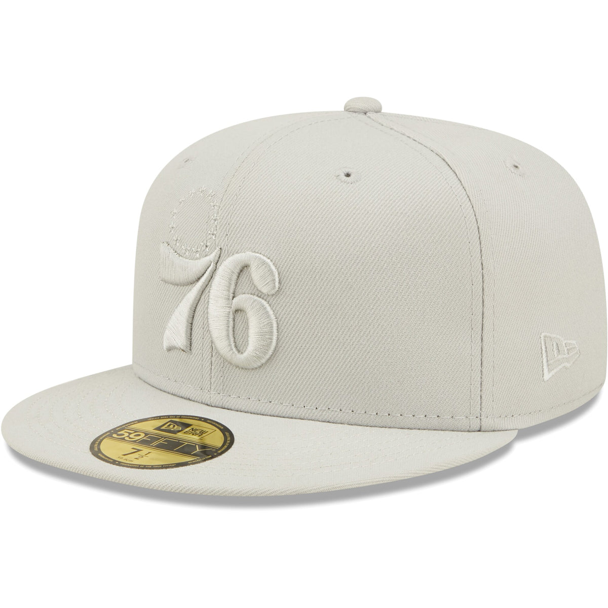 Philadelphia 76ers New Era Logo Color Pack 59FIFTY Fitted Hat - Gray