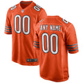Chicago Bears Nike Alternate Custom Game Jersey   Orange