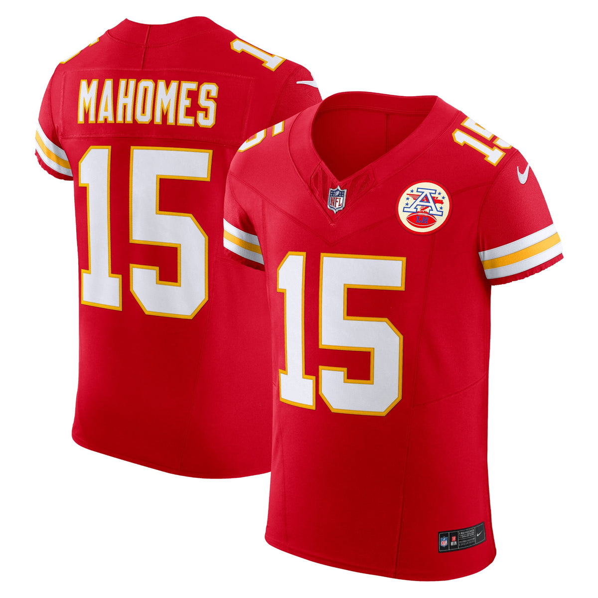 Patrick Mahomes Kansas City Chiefs Nike  Vapor F.U.S.E. Elite Jersey   Red