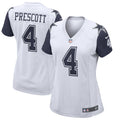Dak Prescott Dallas Cowboys Nike Women s Alternate Game Jersey   White