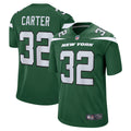 Michael Carter New York Jets Nike Game Jersey   Gotham Green