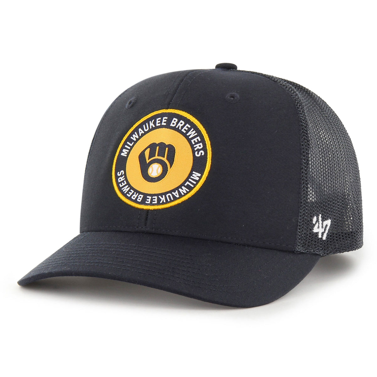 Milwaukee Brewers '47 Unveil Trucker Adjustable Hat - Navy