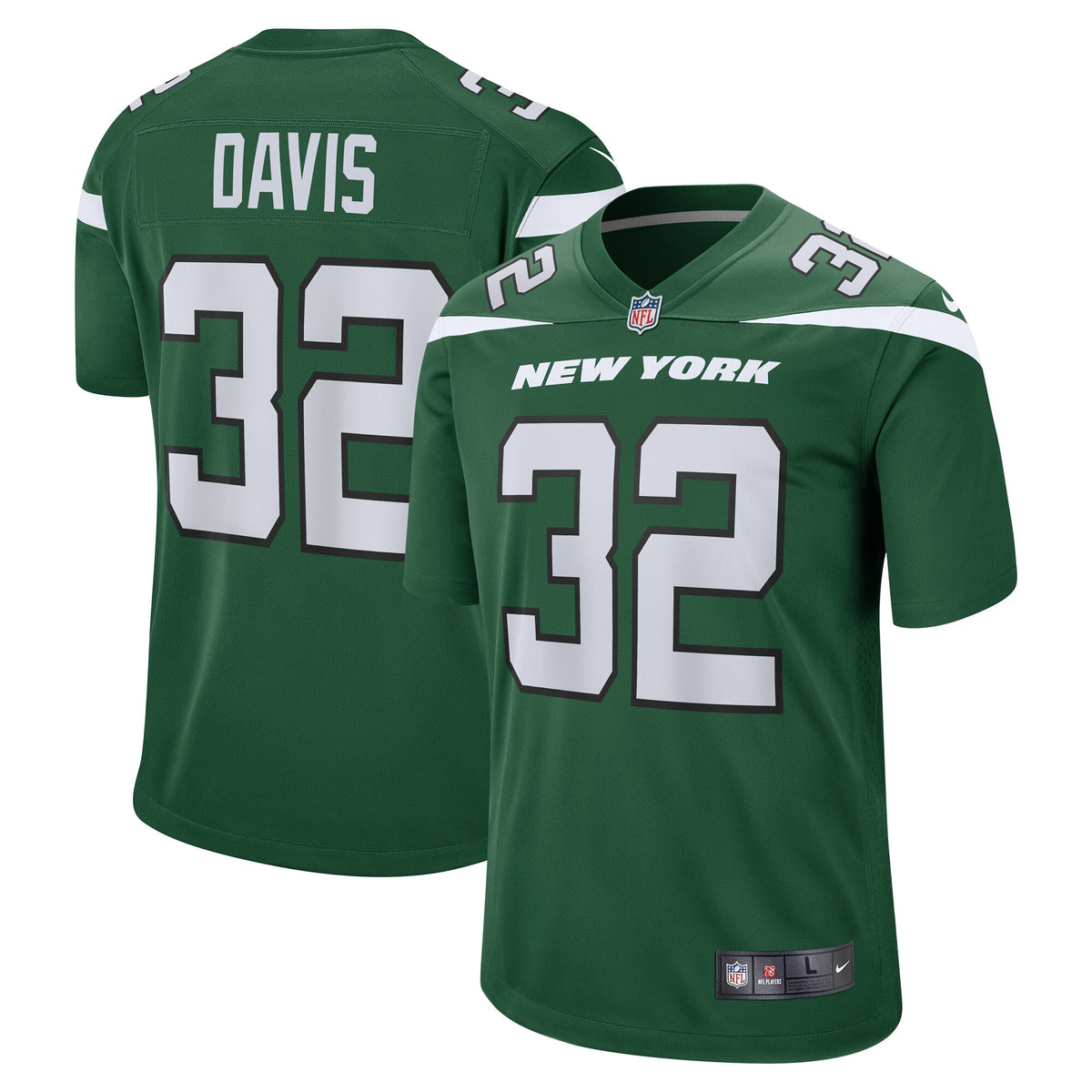 Ashtyn Davis New York Jets Nike Game Jersey   Gotham Green