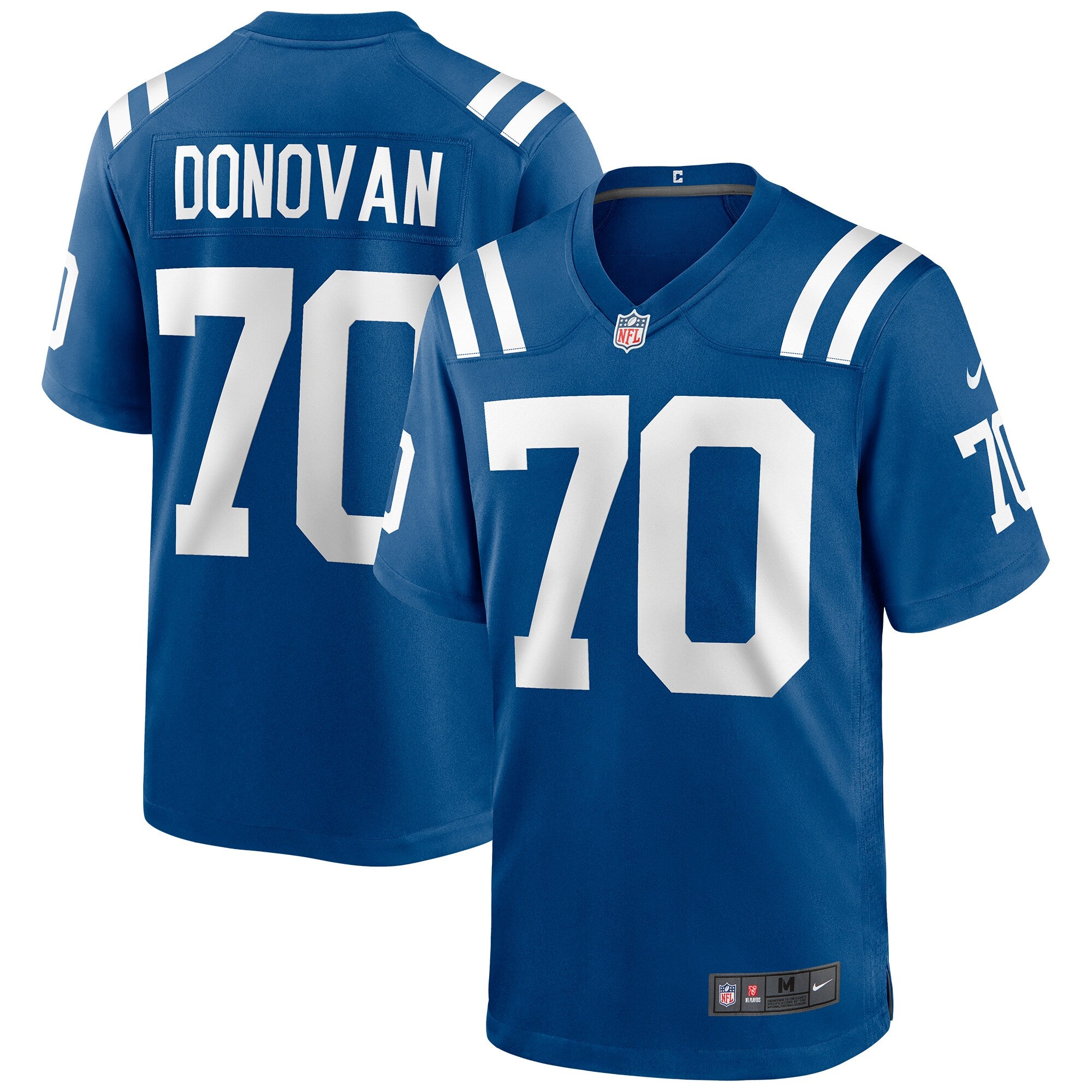 Art Donovan Indianapolis Colts Nike Game Retired Player Jersey   Royal