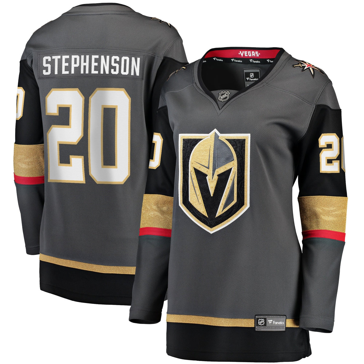 Women's Fanatics Branded Chandler Stephenson Gray Vegas Golden Knights Home Breakaway Player Jersey