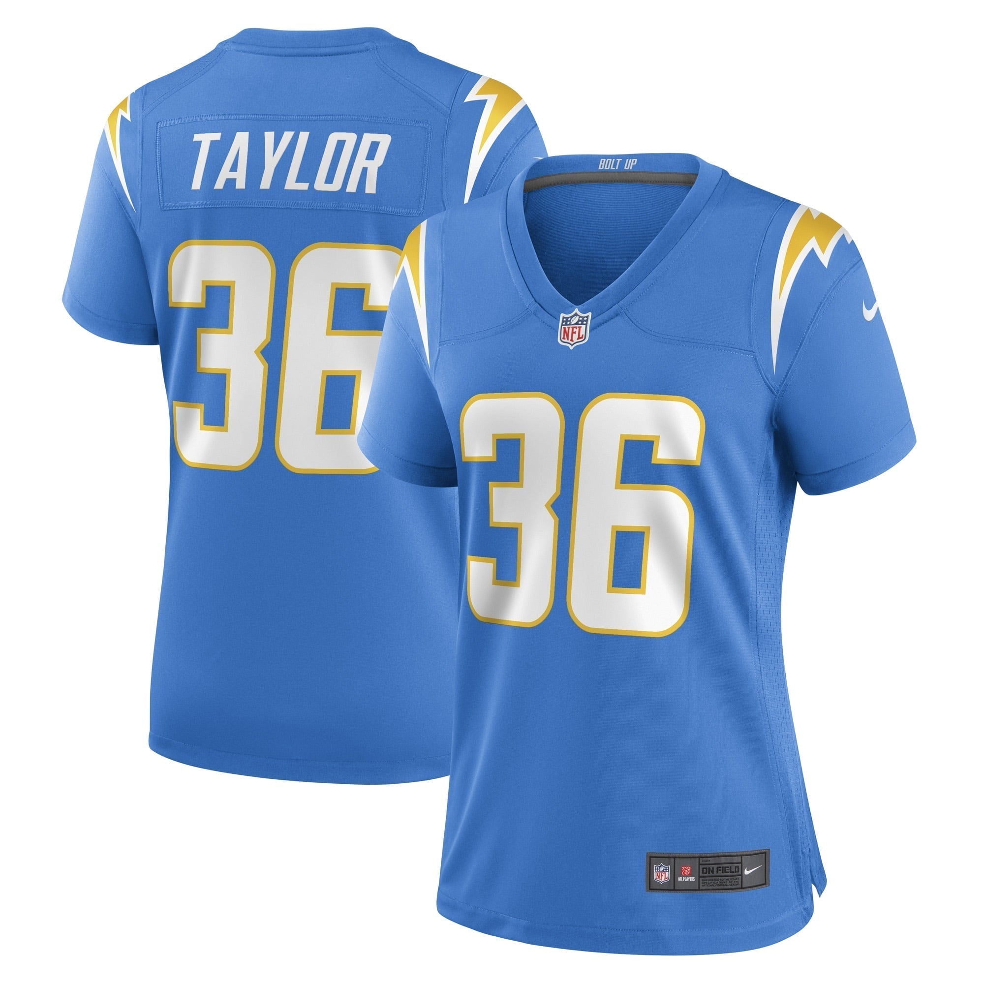 Women s Nike Ja Sir Taylor Powder Blue Los Angeles Chargers Game Player Jersey