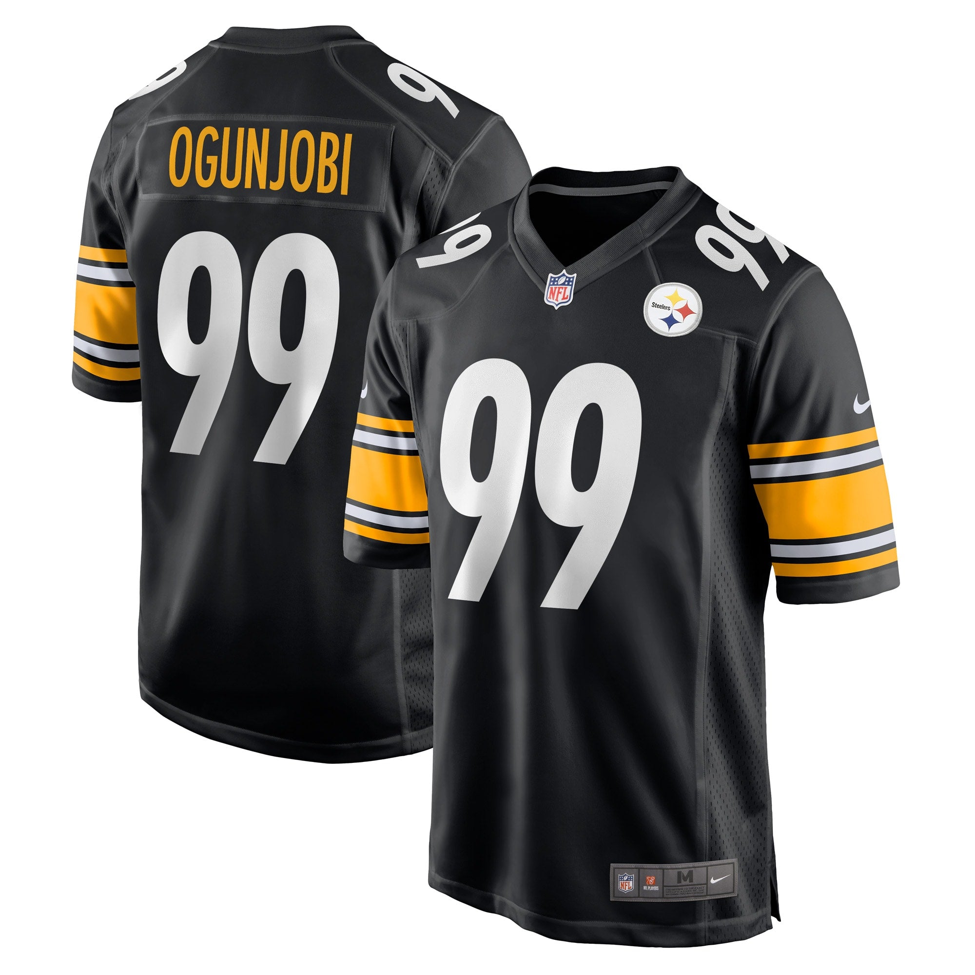 Larry Ogunjobi Pittsburgh Steelers Nike Game Player Jersey   Black