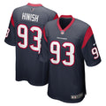 Kurt Hinish Houston Texans Nike Game Player Jersey   Navy