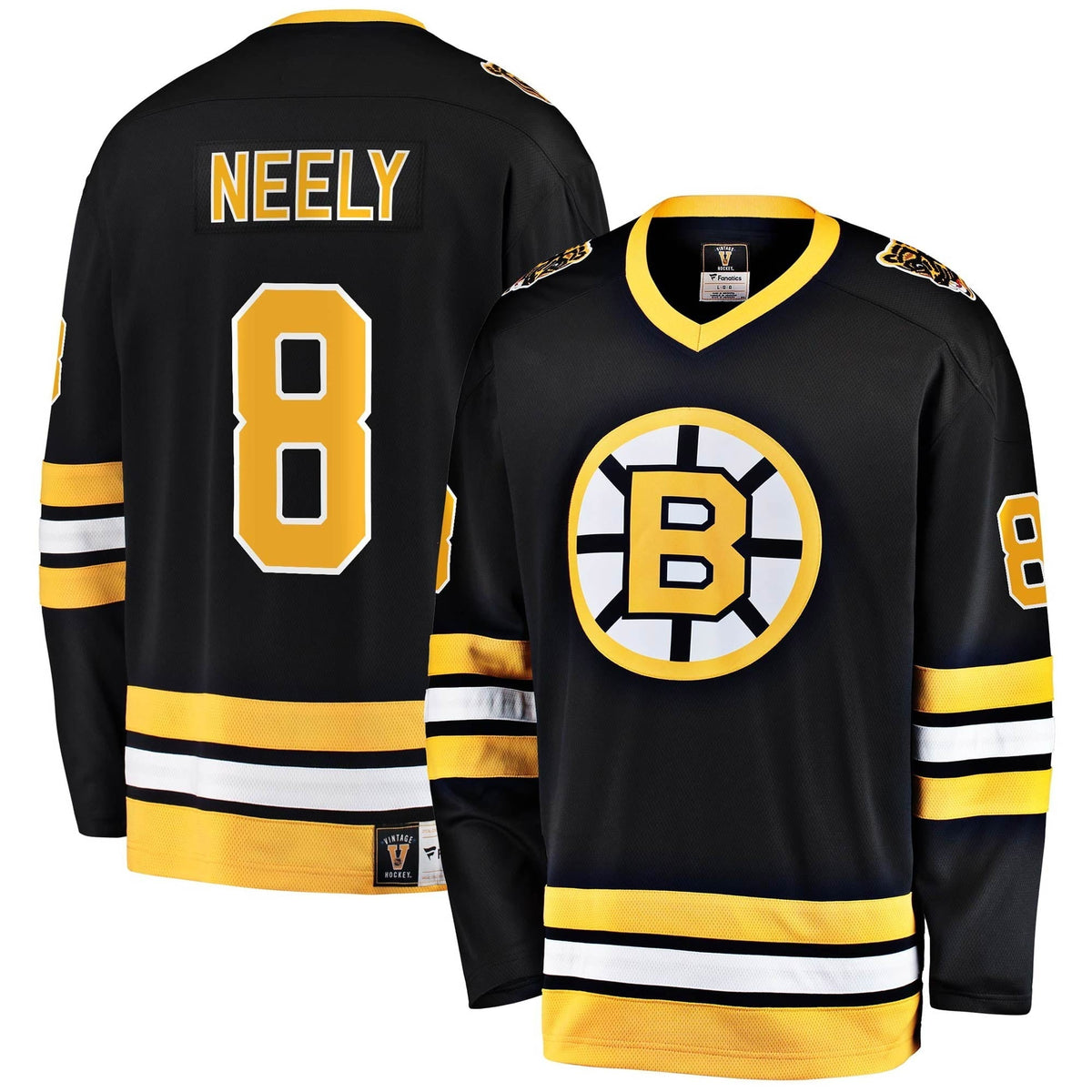 Men's Fanatics Branded Cam Neely Black Boston Bruins Premier Breakaway Retired Player Jersey