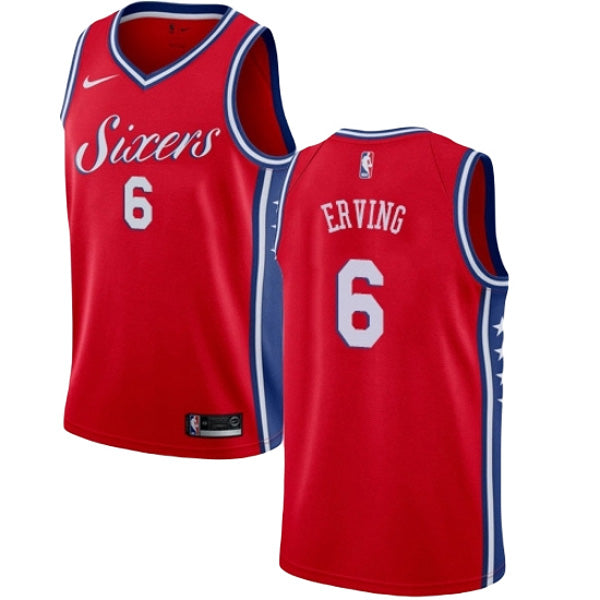 Men's Philadelphia 76ers Julius Erving Statement Edition Jersey - Red