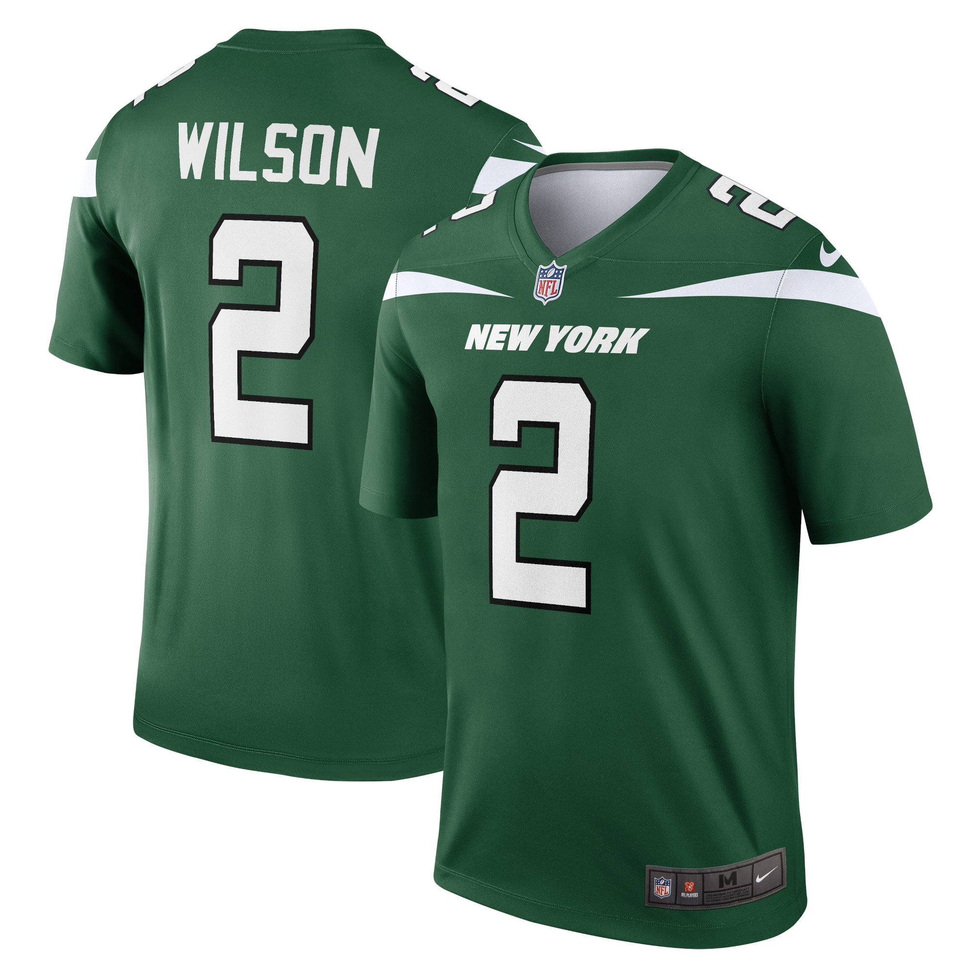 Zach Wilson New York Jets Nike Legend Jersey   Gotham Green