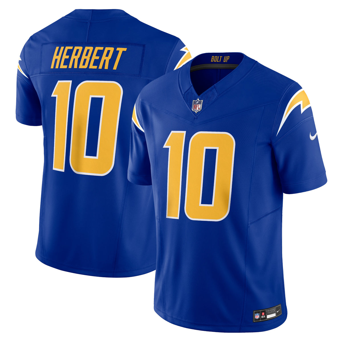 Justin Herbert Los Angeles Chargers Nike Vapor F.U.S.E. Limited Jersey   Royal
