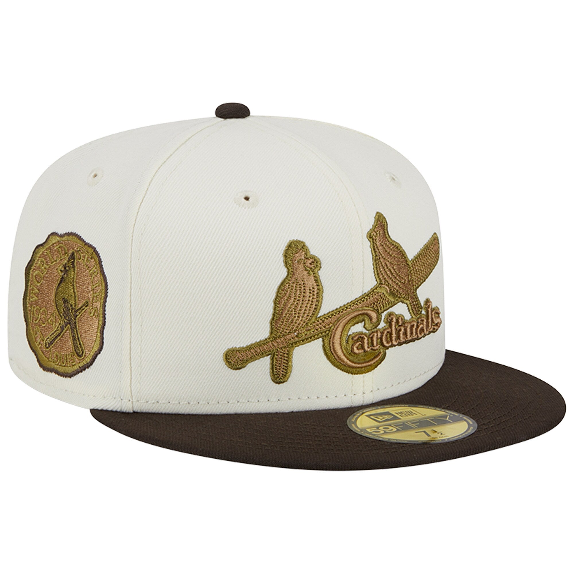 St. Louis Cardinals New Era 1934 World Series 59FIFTY Fitted Hat - White/Brown