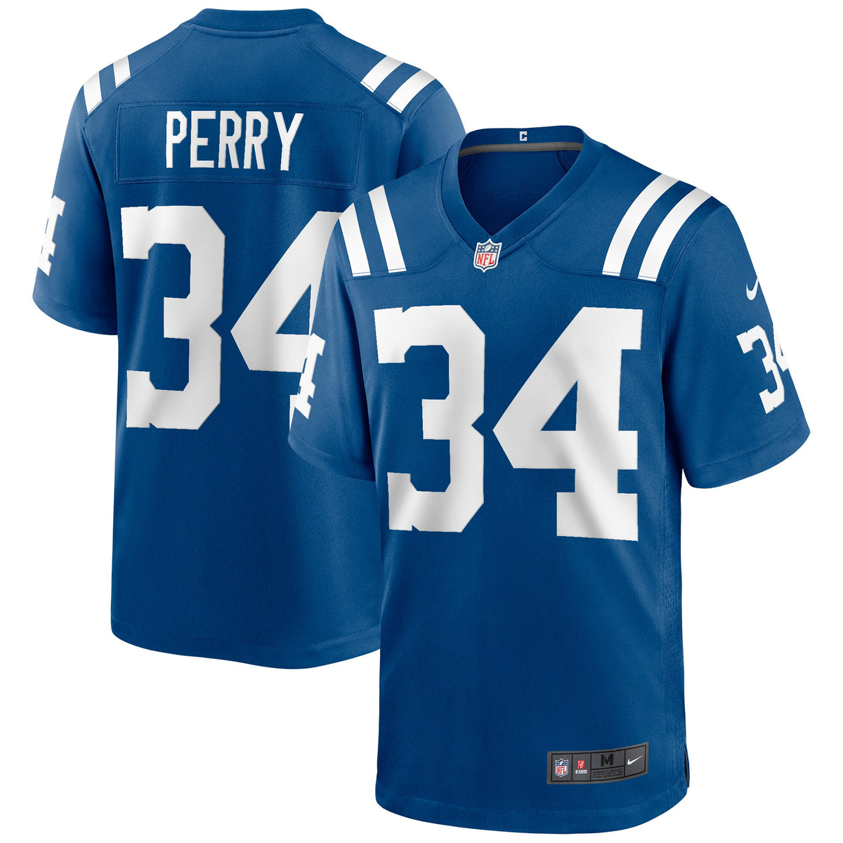 Joe Perry Indianapolis Colts Nike Game Retired Player Jersey   Royal