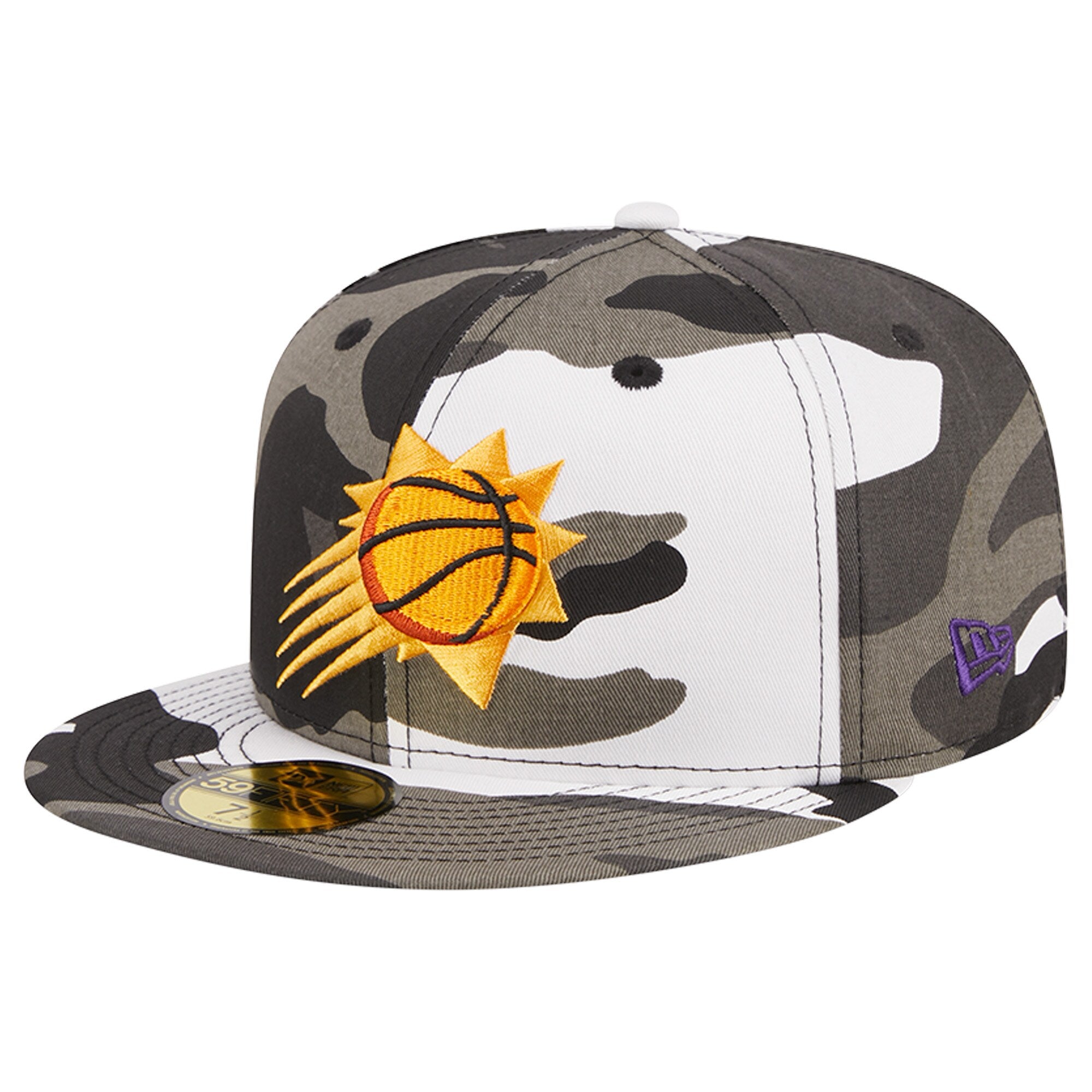 Phoenix Suns New Era Snow Camo 59FIFTY Fitted Hat