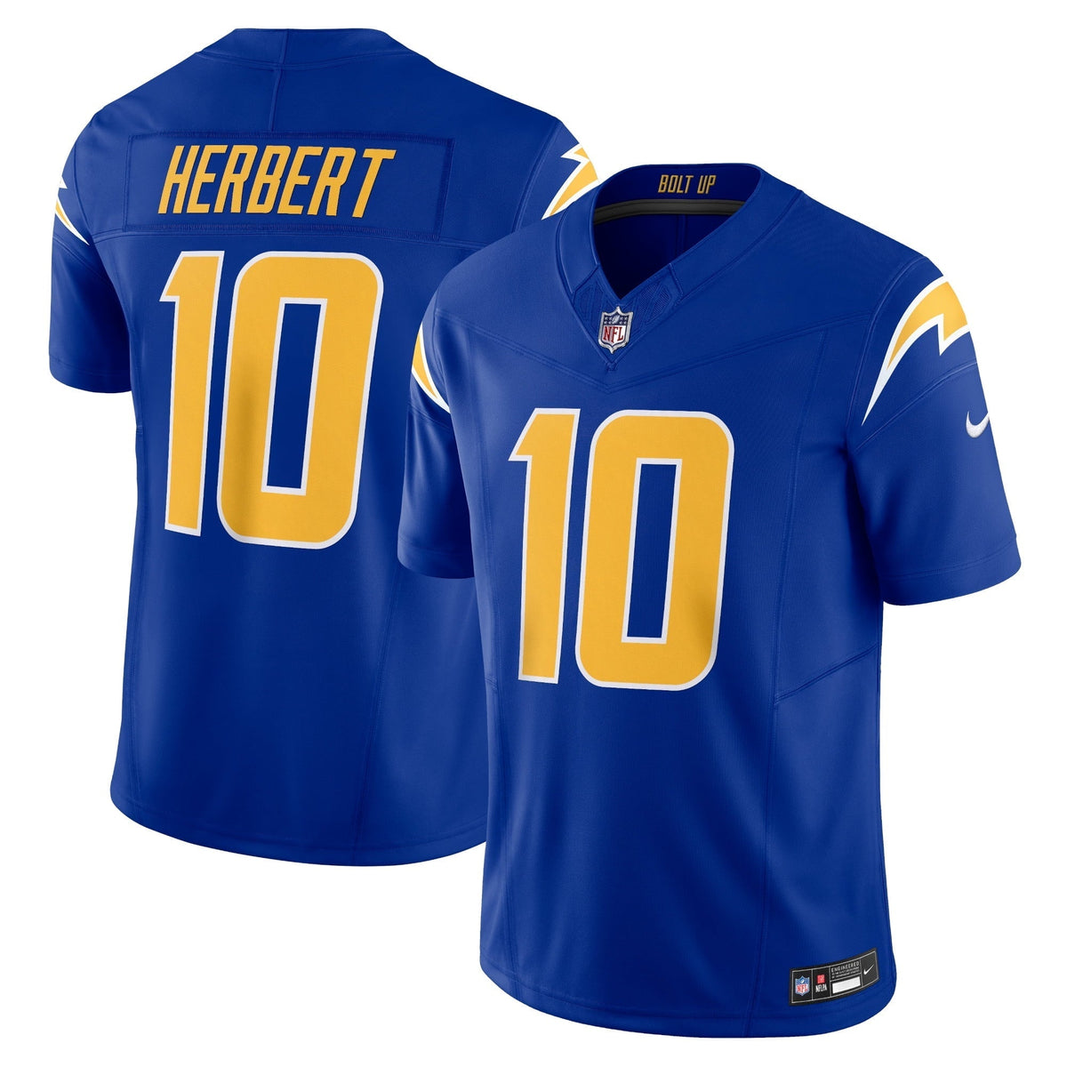Men s Nike Justin Herbert Royal Los Angeles Chargers Vapor F.U.S.E. Limited Jersey