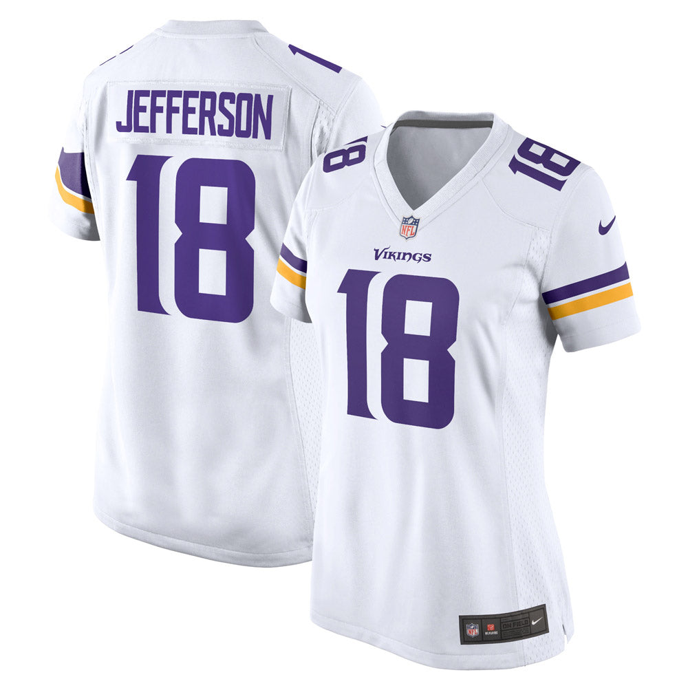 Women s Minnesota Vikings Justin Jefferson Game Jersey White