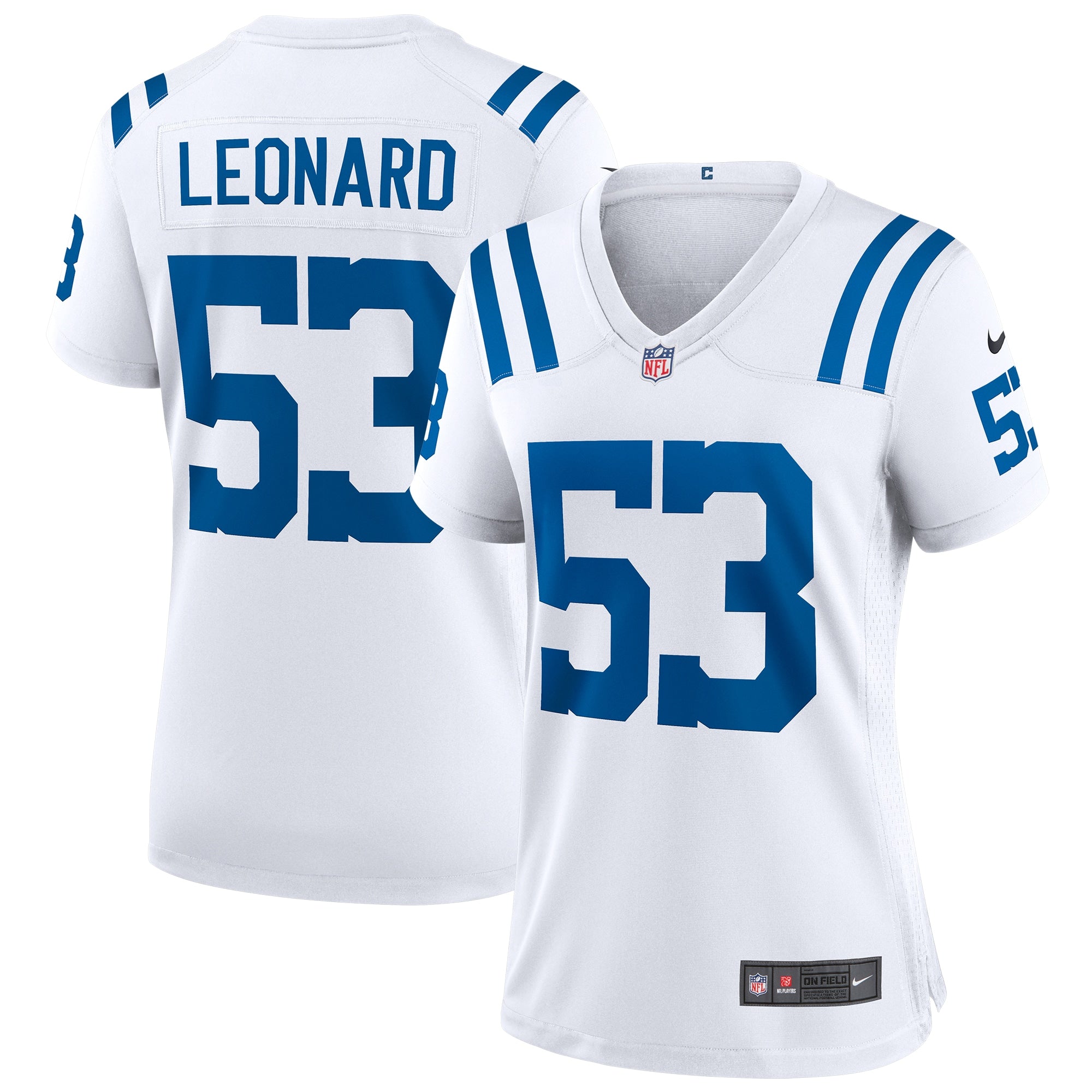 Shaquille Leonard Indianapolis Colts Nike Women s Game Player Jersey   White