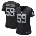 Luke Masterson Las Vegas Raiders Nike Women s Game Player Jersey   Black