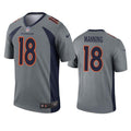 Men s Denver Broncos Peyton Manning Inverted Legend Jersey   Gray