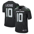 Men s Nike Allen Lazard Stealth Black New York Jets Alternate Game Jersey